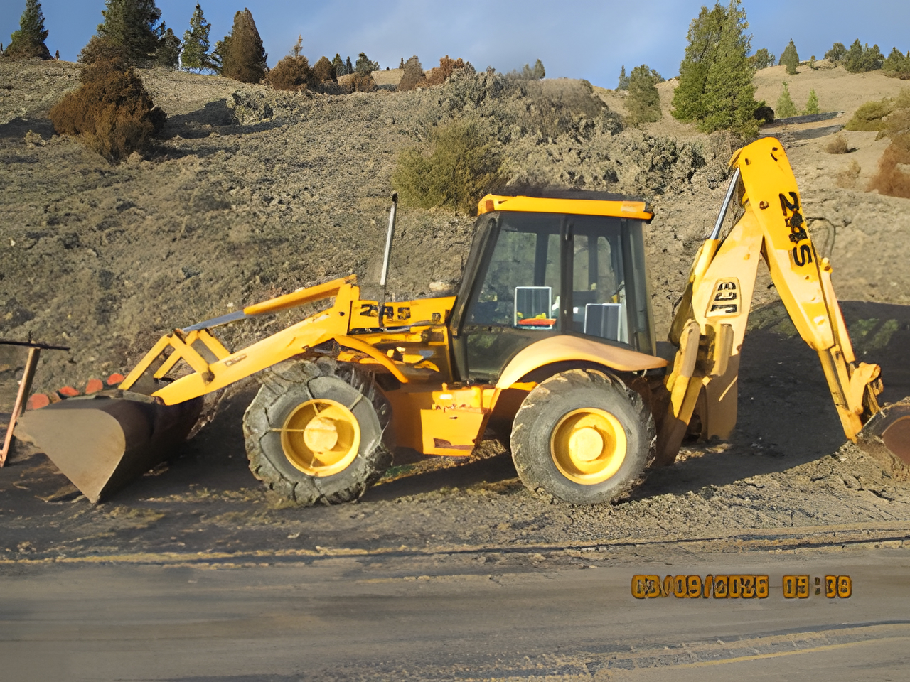 Heavy equipment for concrete and excavation work